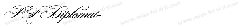 PF Diplomat字体转换